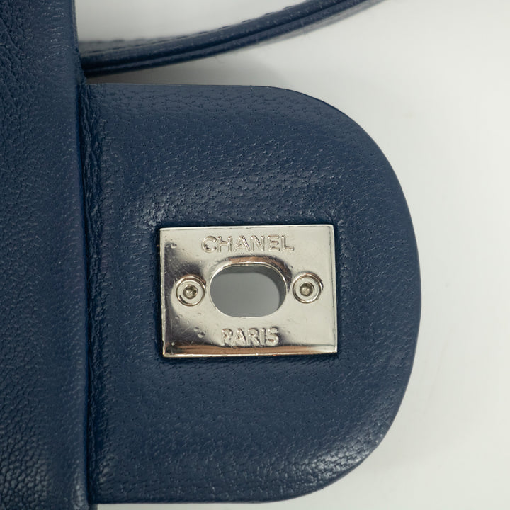 Chanel Navy Blue Matelasse Caviar Skin Backpack #1302