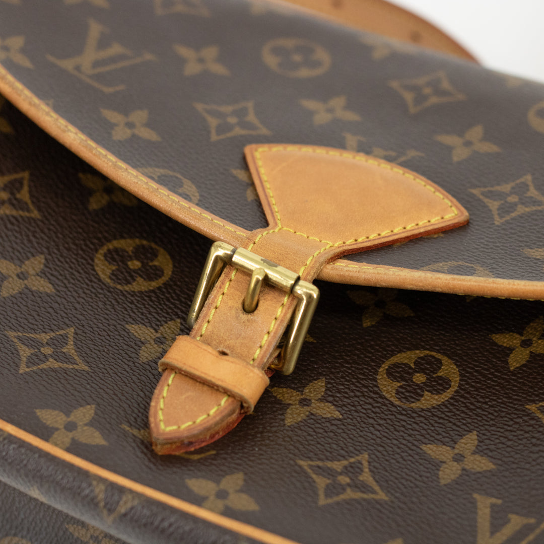 Louis Vuitton Monogram Brown Sologne Handbag #1541