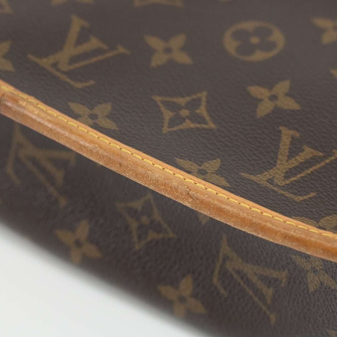 Louis Vuitton Monogram Brown Sologne Handbag #1541