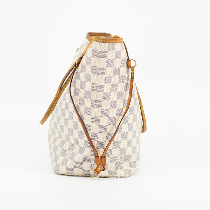 Louis Vuitton Damier Azur Neverfull MM Tote Bag  #1679