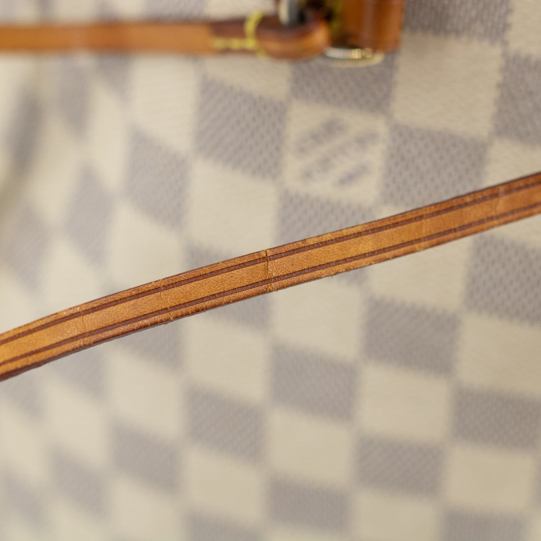 Louis Vuitton Damier Azur Neverfull MM Tote Bag  #1679