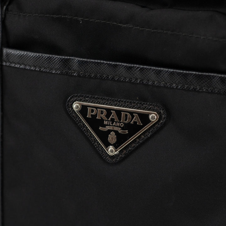 Prada Black Nylon Tessuto Shoulder Bag #1811