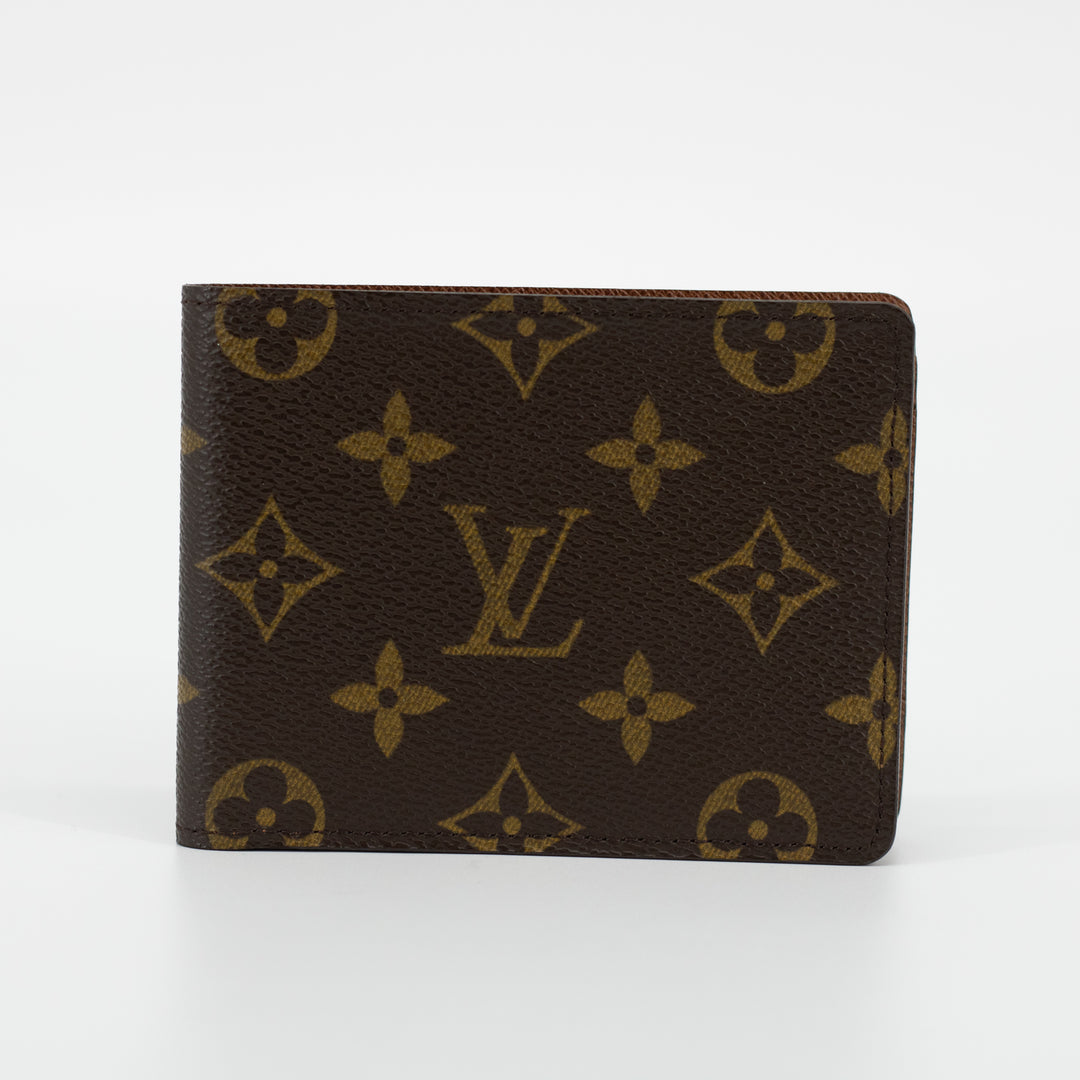 Louis Vuitton Brown Monogram Multiple Bifold Wallet #1830