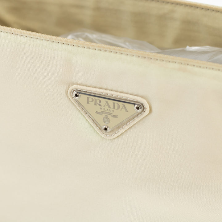 Prada White Nylon Tessuto Tote Bag #1883