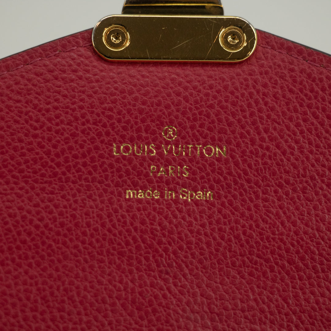 Louis Vuitton Fuschia Pink Monogram Empreinte Portefeuille Wallet #1956