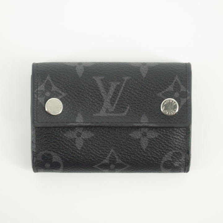 Louis Vuitton Monogram Eclipse Discovery Compact Wallet #1958