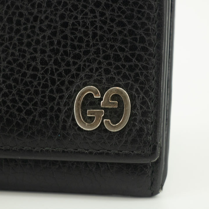 Gucci Black Leather Long Wallet #1970