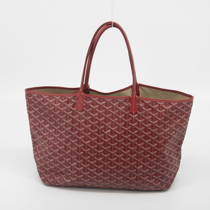 Goyard Red Herringbone Saint Louis PM w/ Pouch  #2018