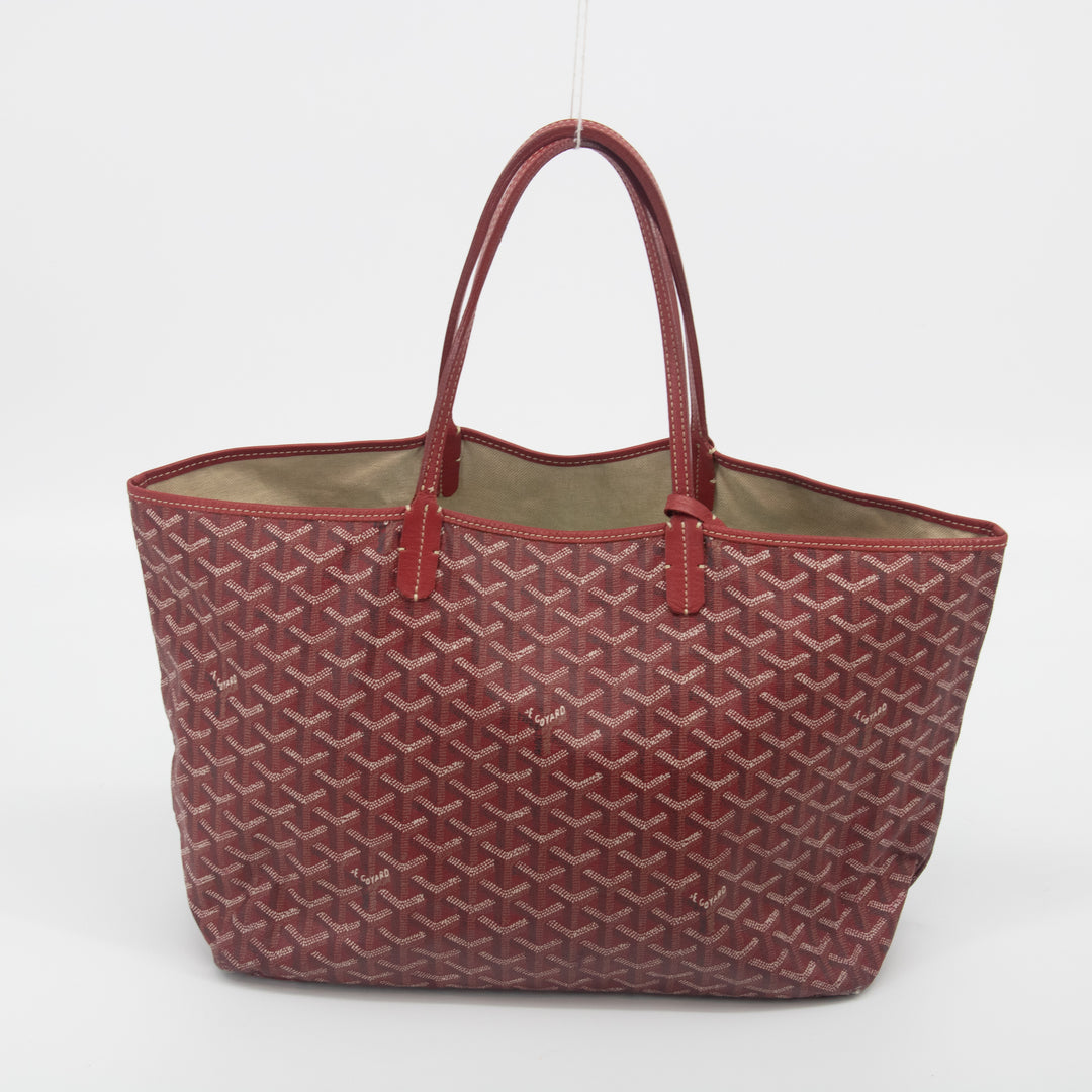 Goyard Red Herringbone Saint Louis PM w/ Pouch  #2018