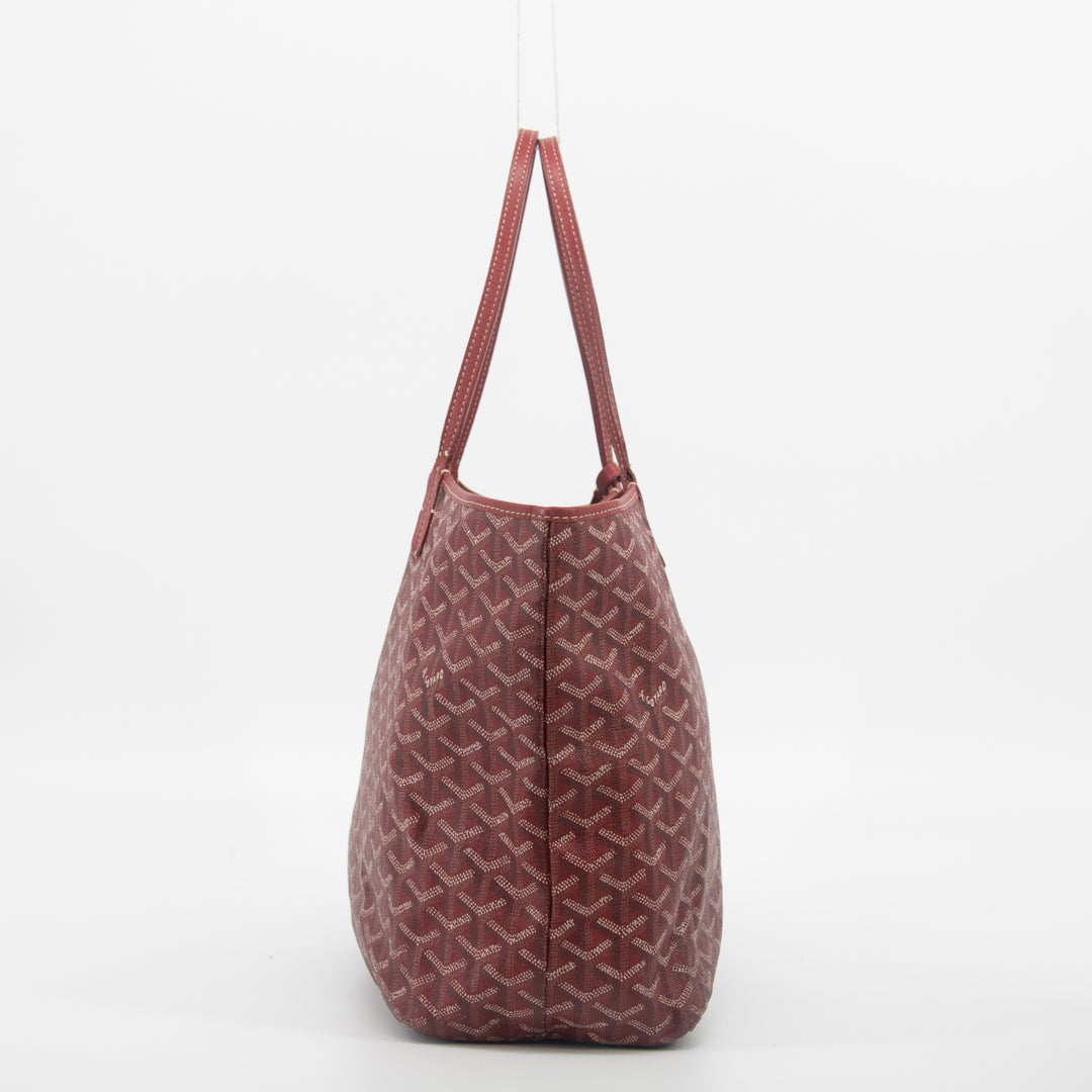 Goyard Red Herringbone Saint Louis PM w/ Pouch  #2018