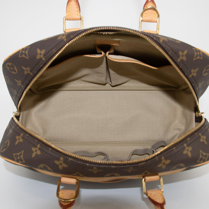 Louis Vuitton Monogram Canvas Brown Deauville Bag #2020