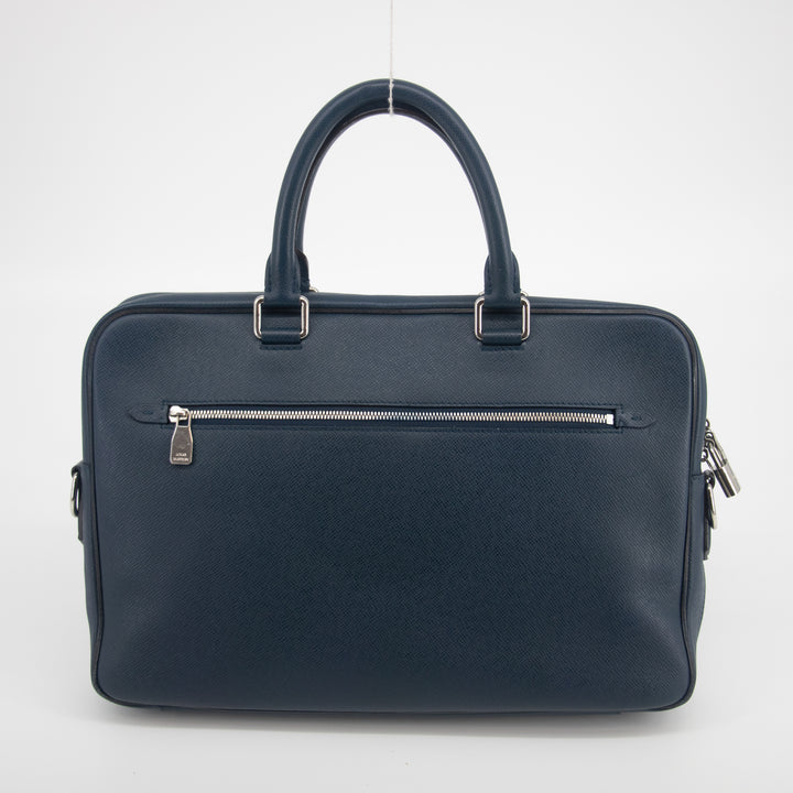 Louis Vuitton Navy Taiga Briefcase Bag #2022