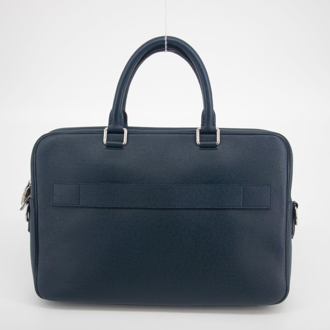 Louis Vuitton Navy Taiga Briefcase Bag #2022