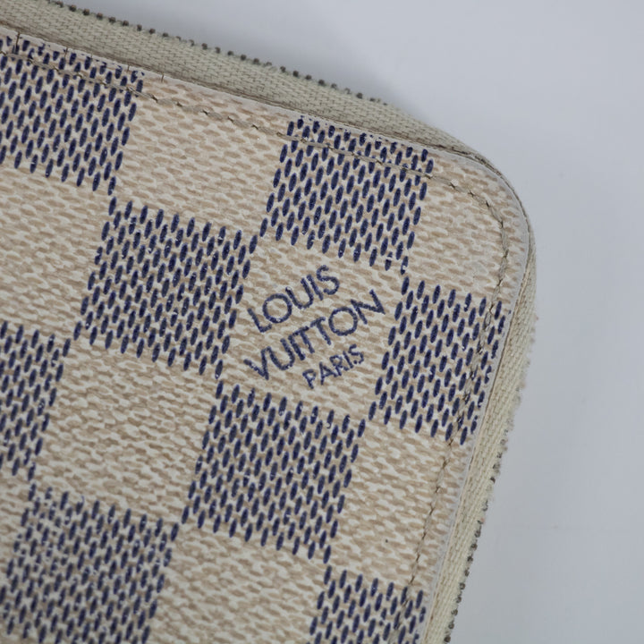 Louis Vuitton Damier Azur Zippy Coin Case  #2054