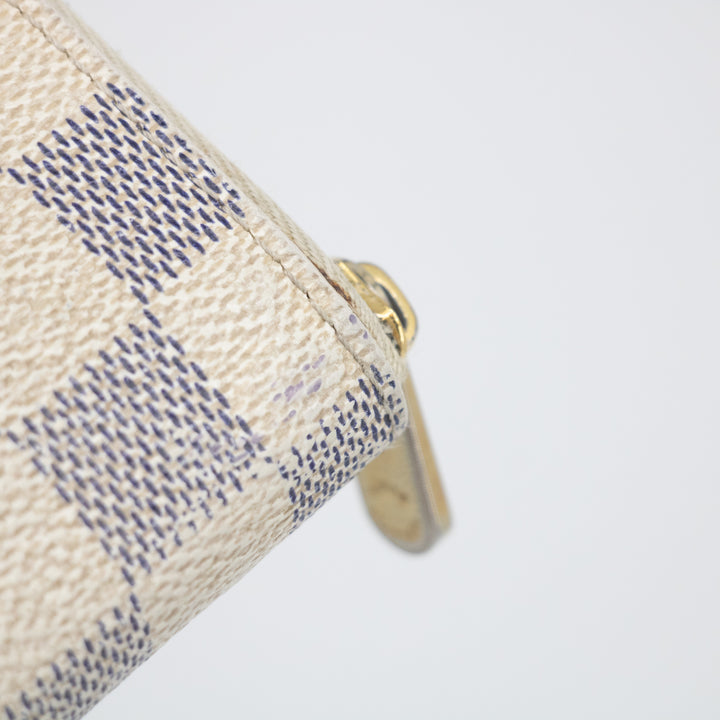 Louis Vuitton Damier Azur Zippy Coin Case  #2054