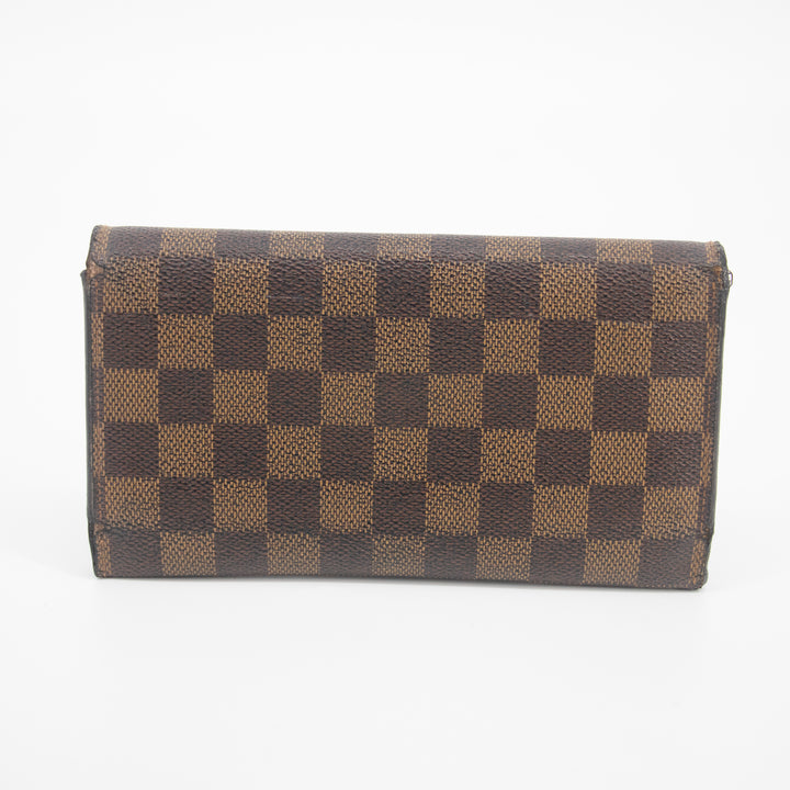 Louis Vuitton Damier Ebene Canvas International Long Wallet #2167