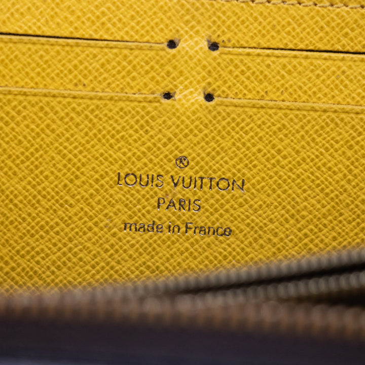 Louis Vuitton Monogram Canvas Clemence Wallet w/ Mimosa Interior #2205