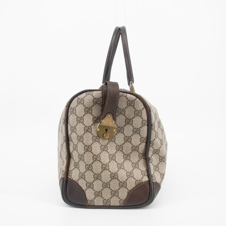 Gucci GG Canvas Coated Supreme Mini Boston Bag #2207