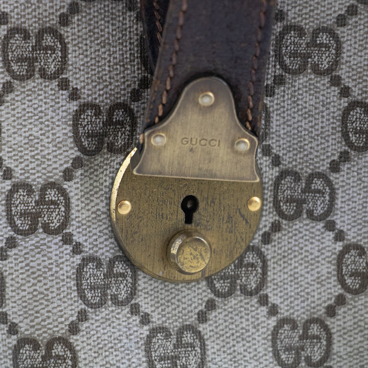 Gucci GG Canvas Coated Supreme Mini Boston Bag #2207