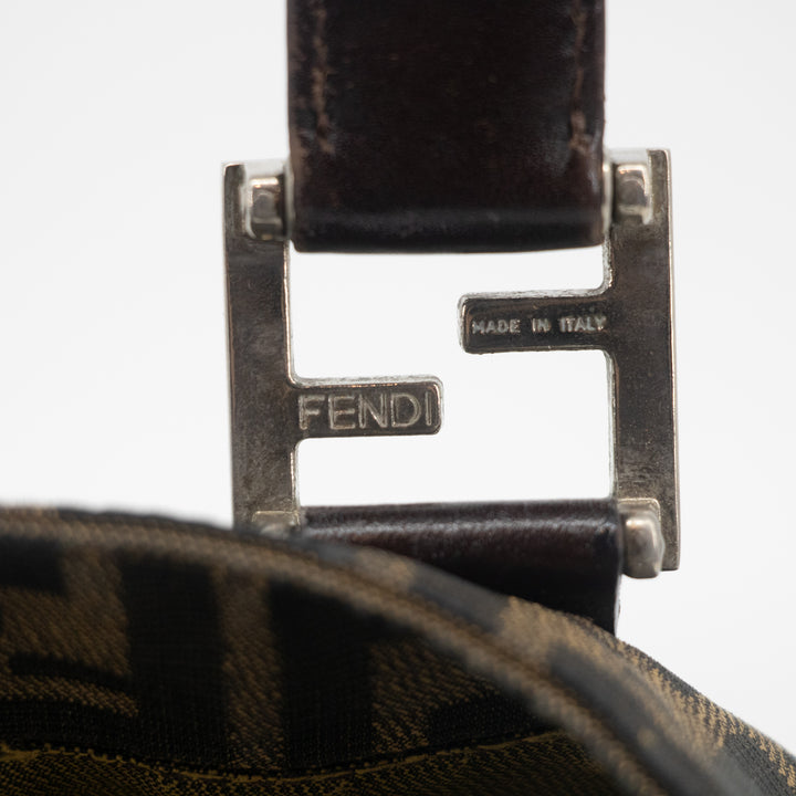 Fendi Brown Canvas Zucca Tote Bag #2227