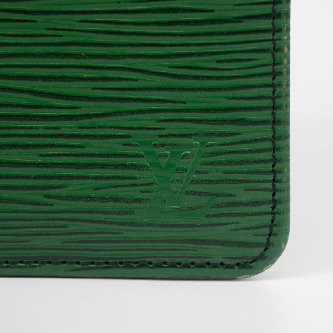 Louis Vuitton Green Epi Leather Document Case #2230