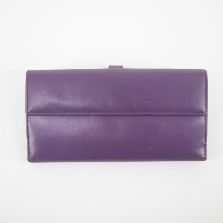 Gucci Purple Leather Jackie Long Wallet  #2269