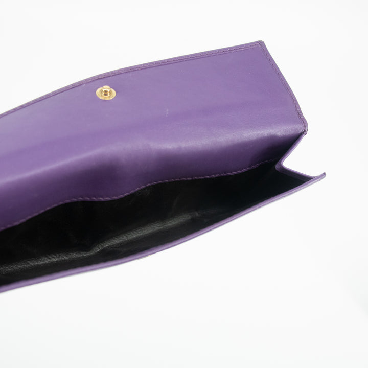 Gucci Purple Leather Jackie Long Wallet  #2269