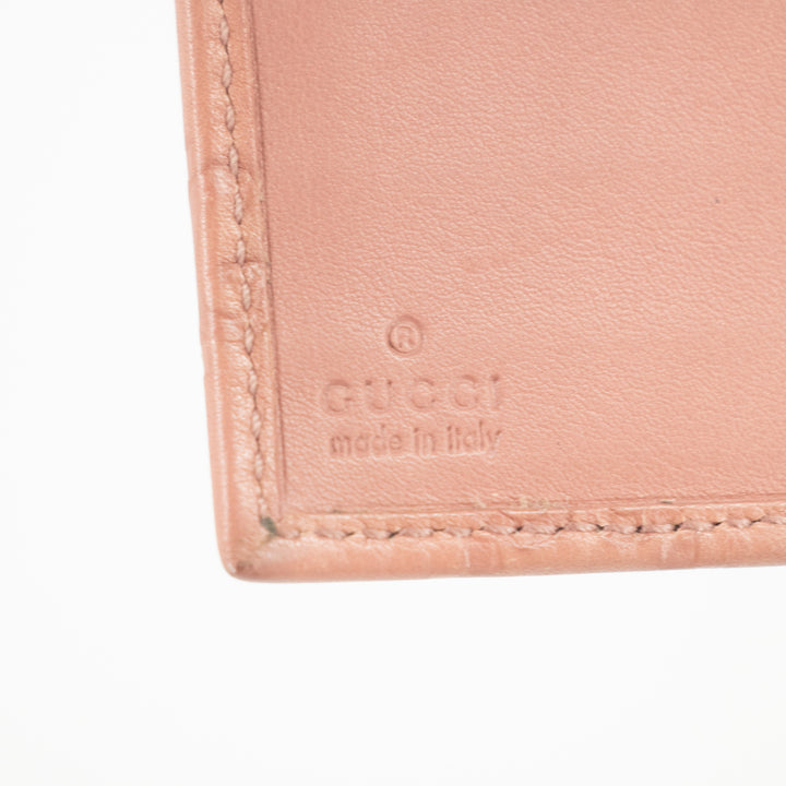 Gucci Pink Guccisima Leather 6-hole Planner  #2288