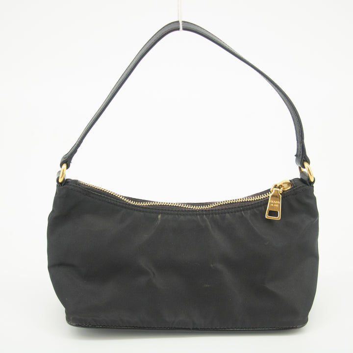 Prada Black Nylon Tessuto Pochette Bag #2308