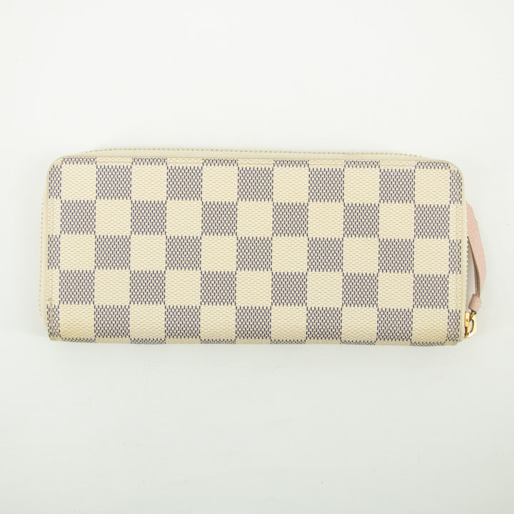 Louis Vuitton Damier Azur Clemence Long Wallet #2369