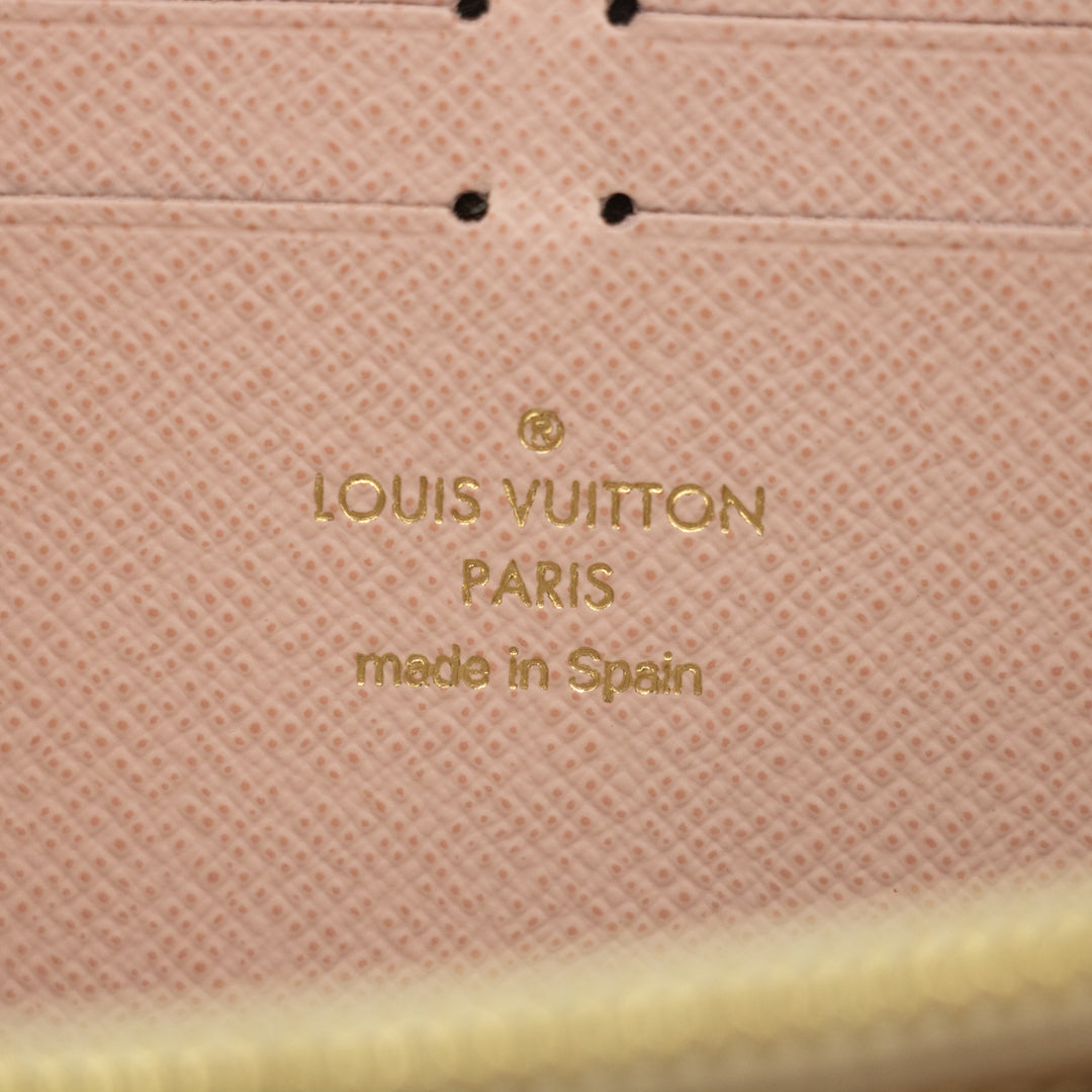 Louis Vuitton Damier Azur Clemence Long Wallet #2369