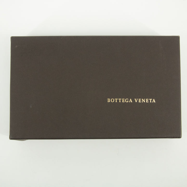 Bottega Veneta Blue Intrecciato Leather L-shaped Zipper Long Wallet  #2397