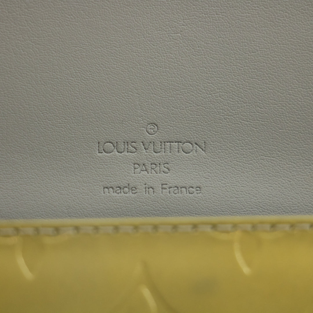 Louis Vuitton Yellow Monogram Vernis Thompson Street Shoulder Bag #2399