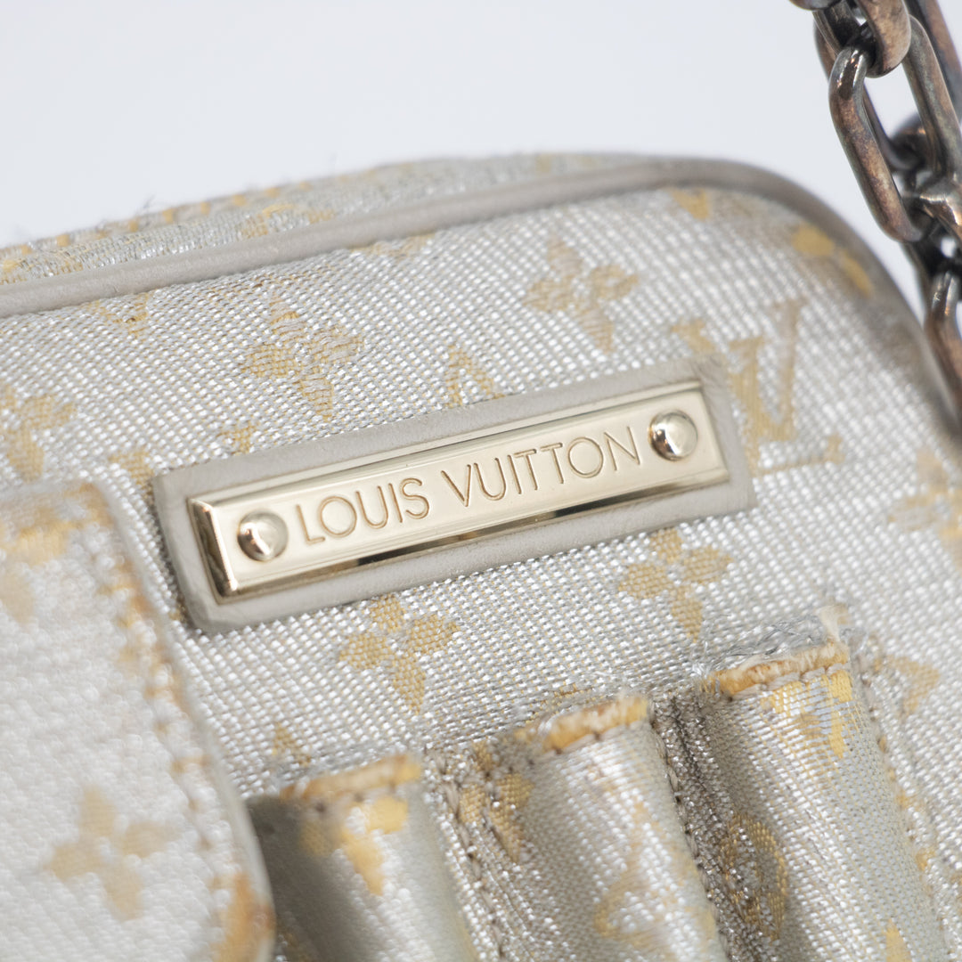 Louis Vuitton Silver Monogram Shine McKenna Shoulder Bag  #2408