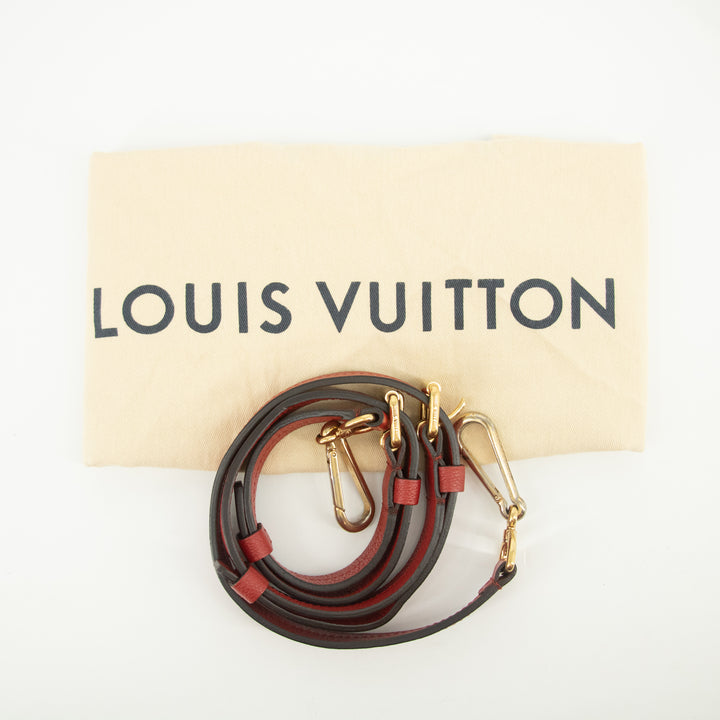 Louis Vuitton Red Empreinte Speedy 25 Bandouliere #2410