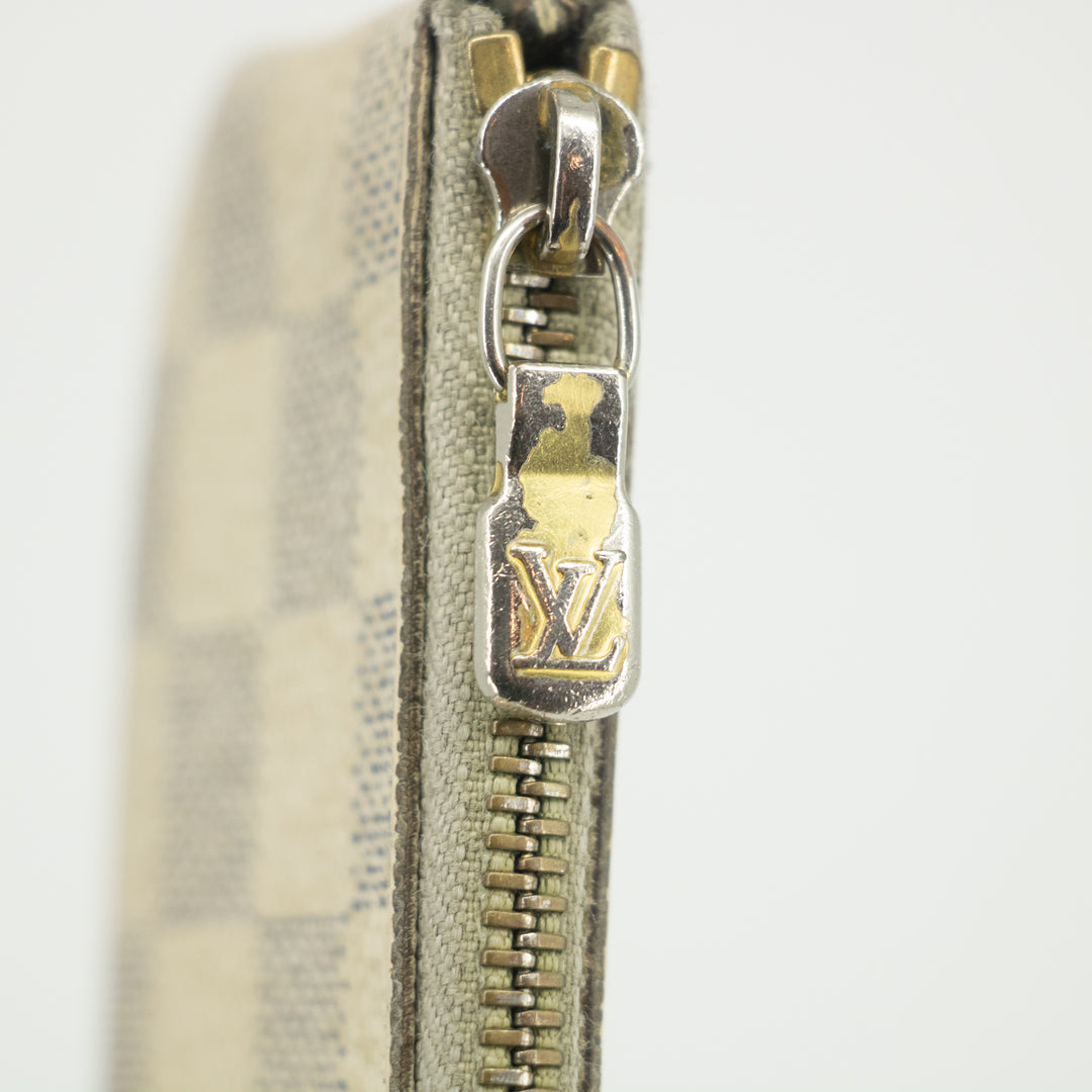 Louis Vuitton Damier Azur Key Cles -#2420