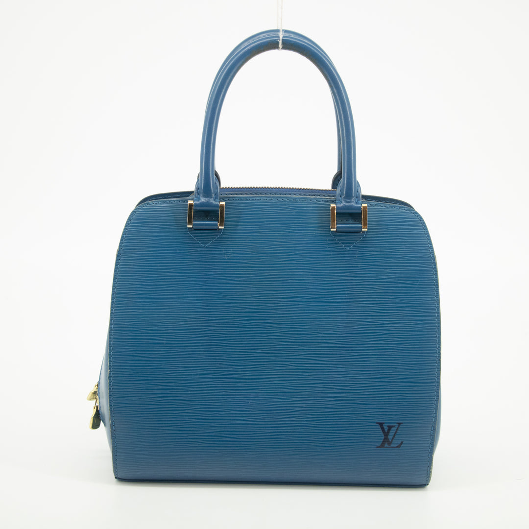 Louis Vuitton Blue Epi Pont Neuf Tote Bag #2450