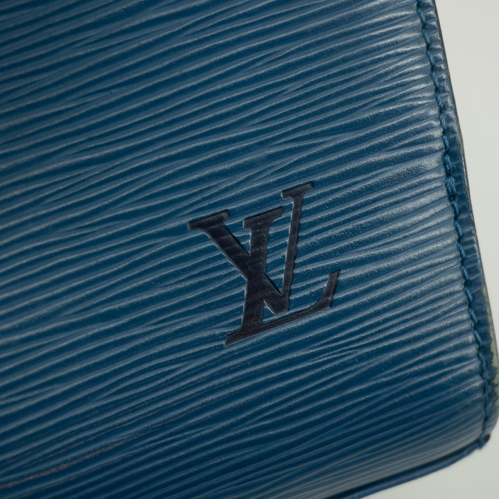 Louis Vuitton Blue Epi Pont Neuf Tote Bag #2450