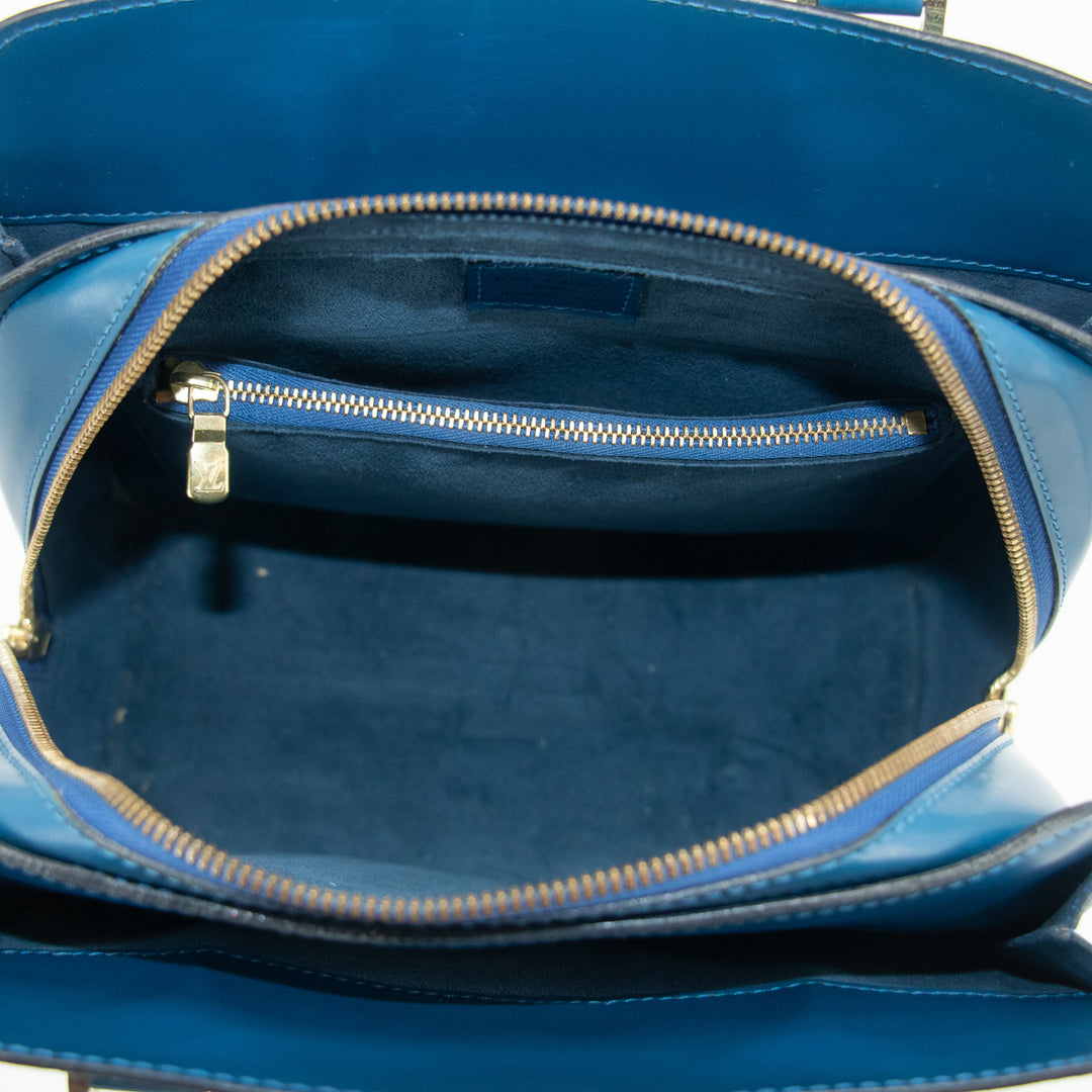 Louis Vuitton Blue Epi Pont Neuf Tote Bag #2450