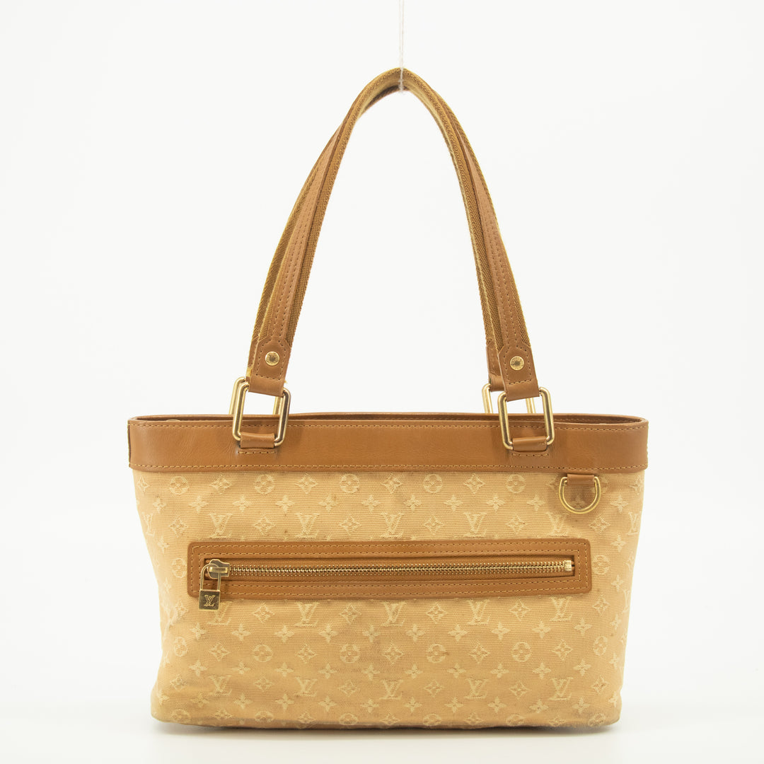 Louis Vuitton Beige Monogram Mini Lucille PM Tote Bag -#2456