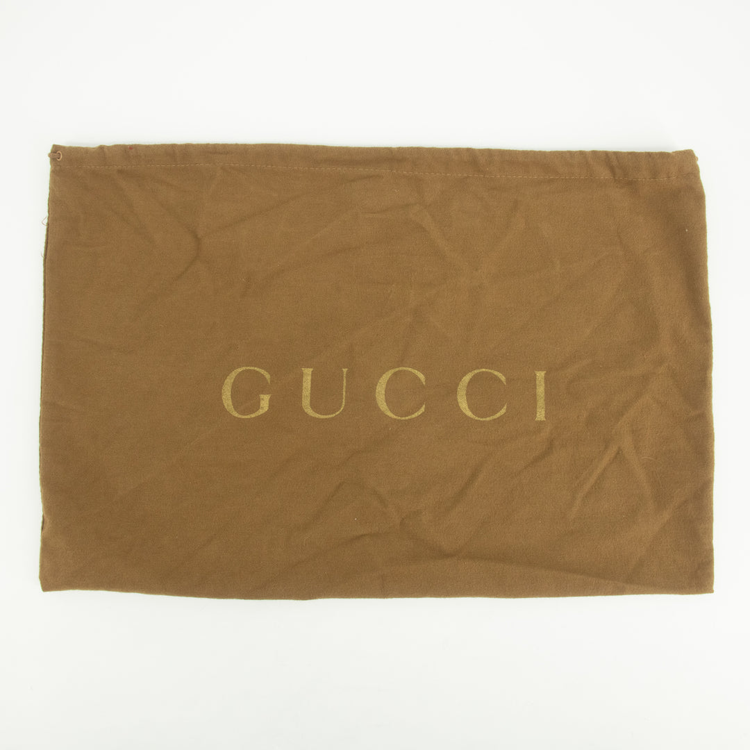 Gucci GG Canvas Orange x Brown Tote Bag  #2578