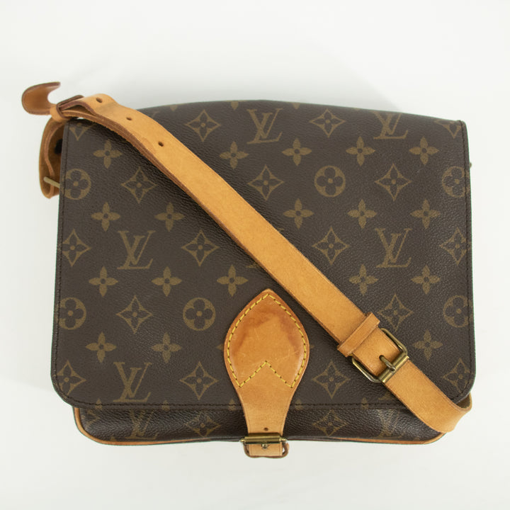 Louis Vuitton Monogram Canvas Cartouchiere MM Crossbody Bag #2580