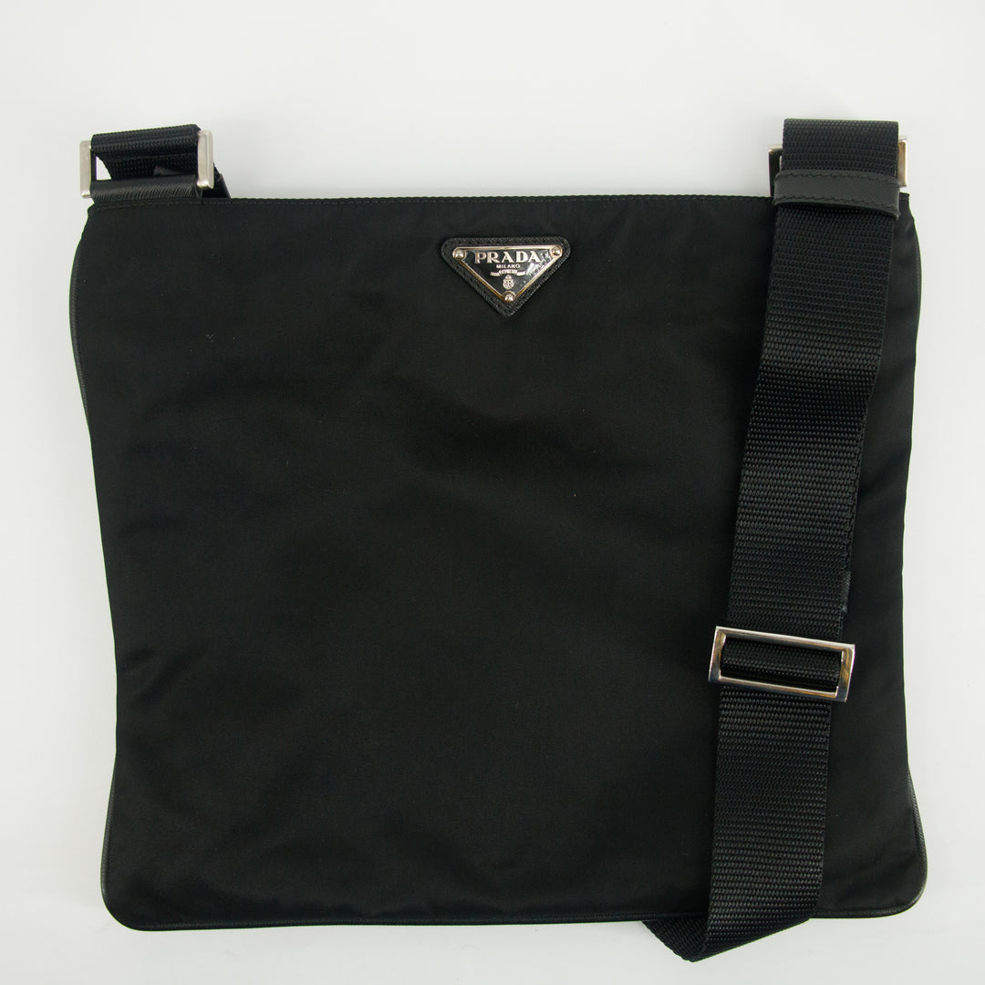 Prada Black Tessuto Nylon Crossbody  #2586