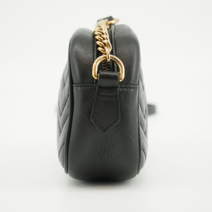 Gucci Black Marmont Chain Shoulder Bag  #2589