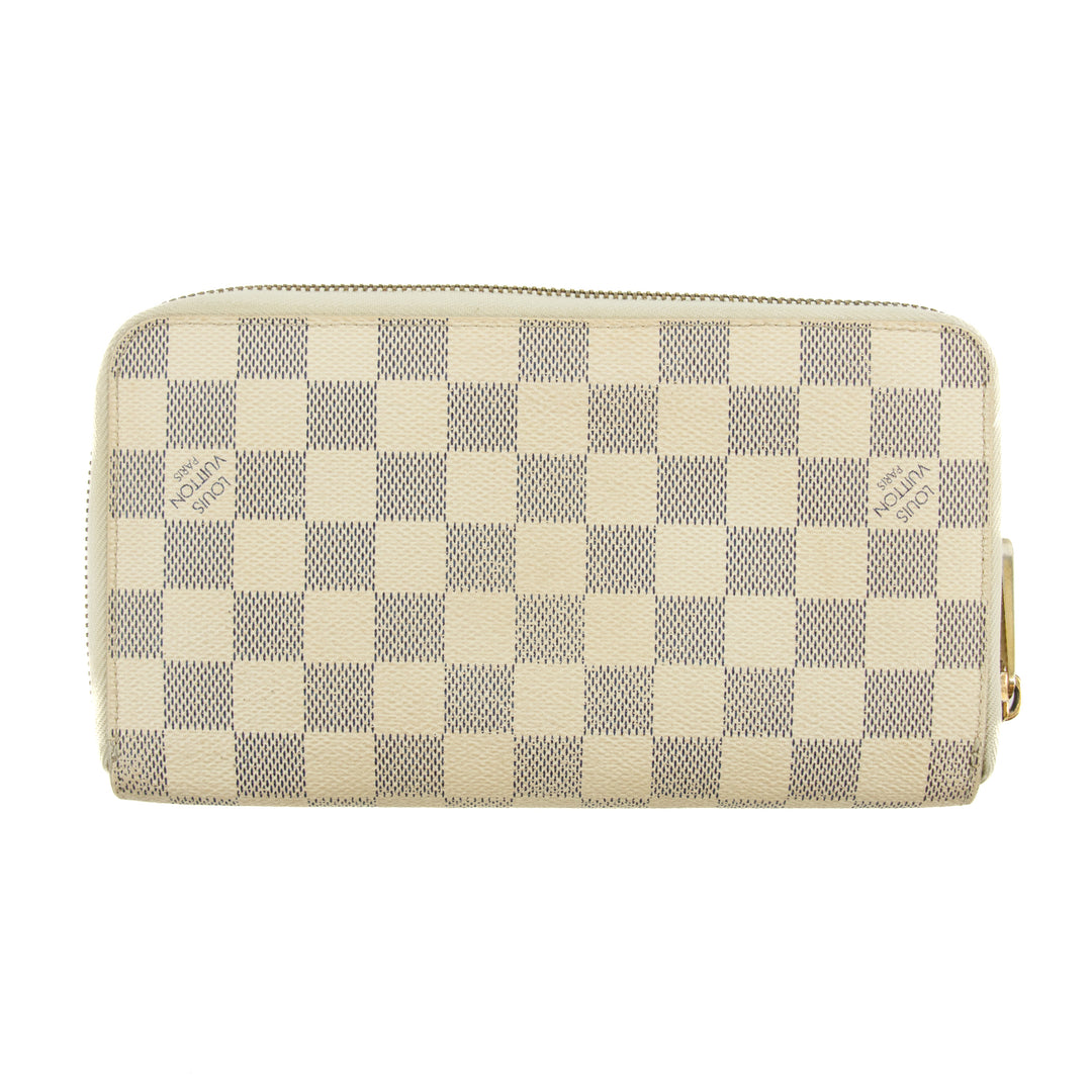 Louis Vuitton Damier Azur Zippy Wallet #2653