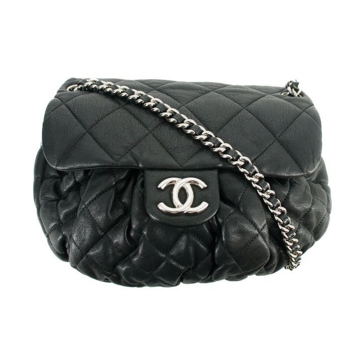 Chanel Lambskin Quilted Mini Chain Around Messenger Bag 18 Series #2682