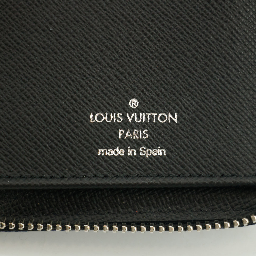 Louis Vuitton Black Epi Vertical Zippy Wallet #2734