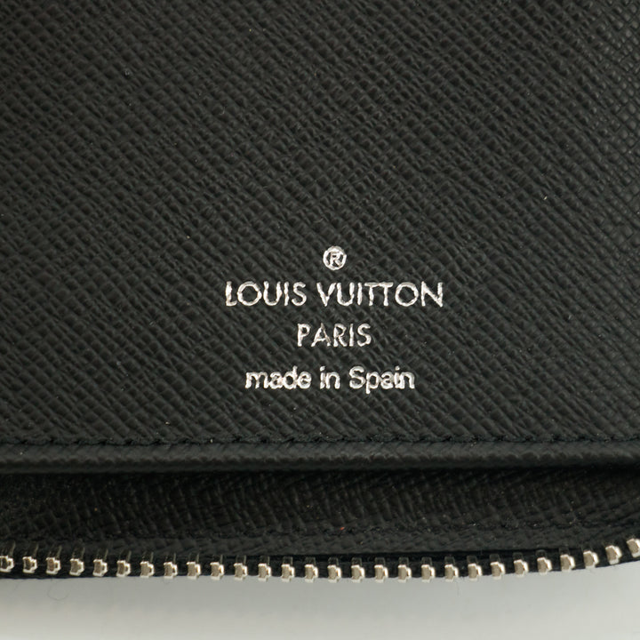 Louis Vuitton Black Epi Vertical Zippy Wallet #2734