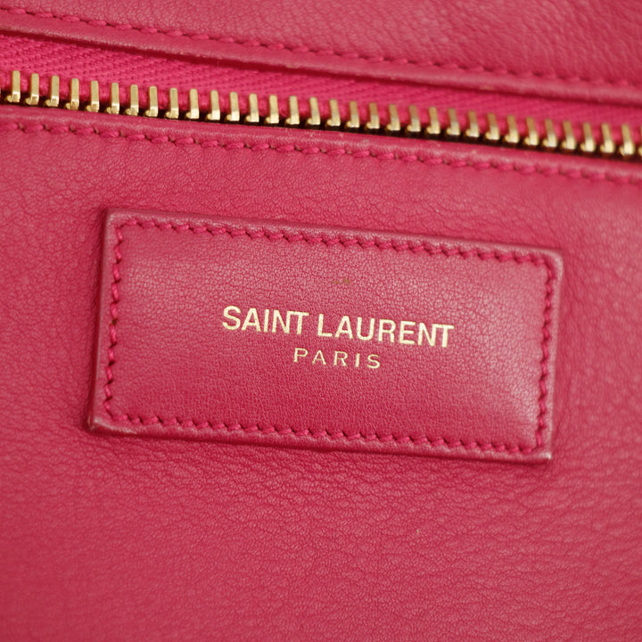 Saint Laurent YSL Iconic Y Cabas Chyc Pink Tote Bag #2743