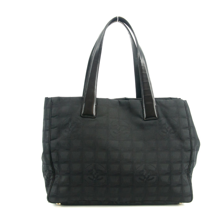 Chanel New Travel Line Black Nylon Tote Bag #2750